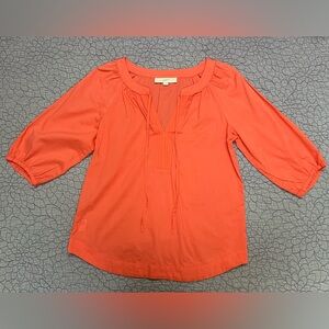 LOFT Vibrant Coral Top